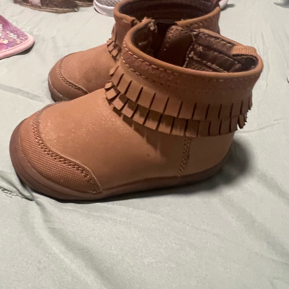 Stride Rite Fringe Kids Boots